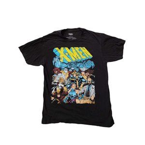 Marvel X-Men T-Shirts Mens Medium Jim Lee Style Black Graphic Tee